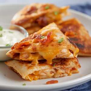 Chicken Bacon Ranch Quesadillas