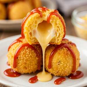 Three Cheese Mac & Cheese Bites