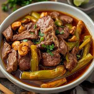 Green Peppercorn Hot Sauce Beef
