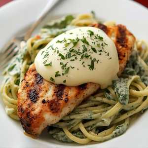 Grilled Chicken Alfredo
