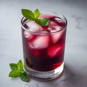 Boozy Blackberry Mint Limeade