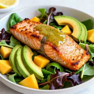 Pan-Roasted Salmon Salad