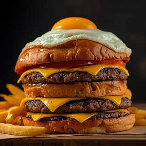 Brunch Smashburger + Fries