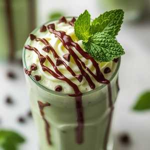 Mint Chocolate Chip Milkshake