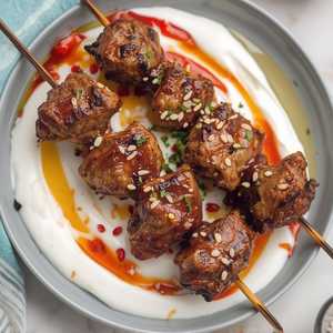 Grilled Lamb Skewers