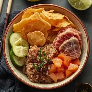 Hawaiian Style Poke Happy Hour