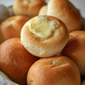 Dressing Dinner Rolls