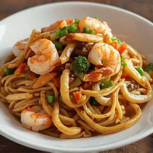 Seafood Chow Mein