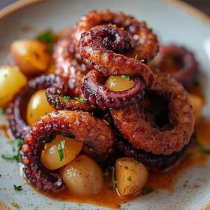 Oak Grilled Octopus