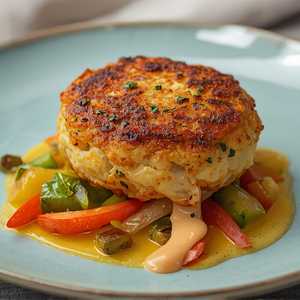 Crab Cake, Pickled Vegetables