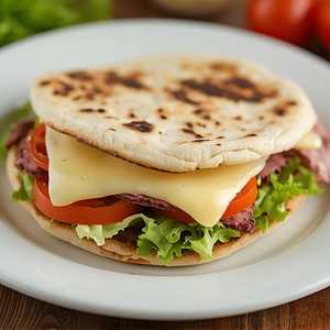Corned Beef & Swiss Pita
