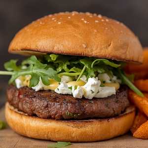Grilled Lamb Burger