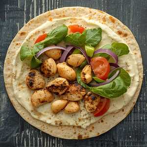 Hummus Chicken Caesar