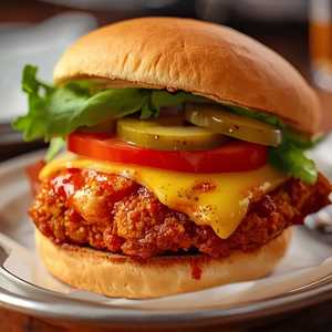 Spicy Deluxe Sandwich Meal