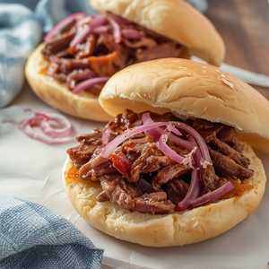 Korean Barbecue Beef + Red Onion Bao
