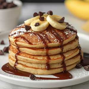 Banana Chocolate Chip Pancake