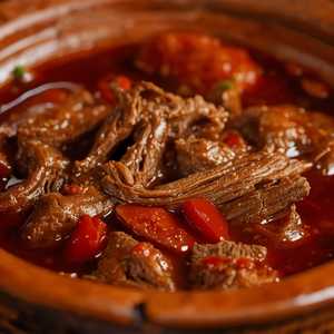 Dry Beef in Creole Sauce (Tasajo)