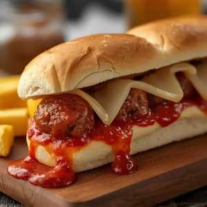 Meatball Hero Sandwich