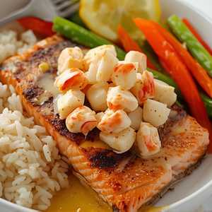 Lovers Crab Crowned Salmon