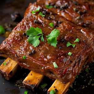 Garlic Pepper Beef Ribs
