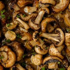BROWN BUTTER MUSHROOMS