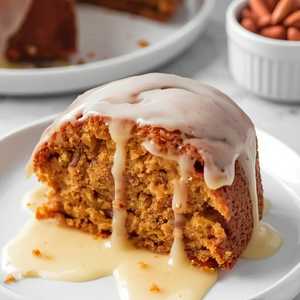 Sweet Foot's Sweet Potato Pecan Pound Cake w/Vanilla Glaze