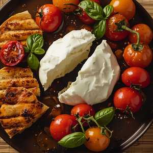Burrata & Roasted Tomatoes
