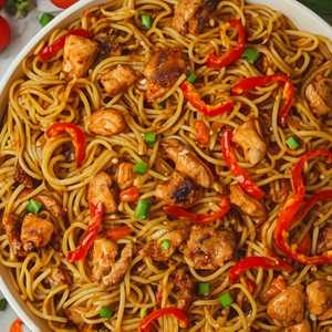 MEGA Garlic Shoyu Chicken Noodles