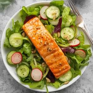 Grilled Salmon Salad