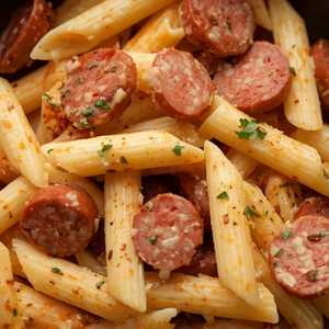 Cajun Pasta (Jalapeño-Cheddar Smoked Sausage)