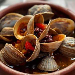 Manila Clams in Blackbean Sauce