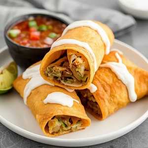 Vegan Mini Chimichangas