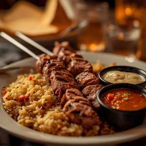 Beef Tenderloin Kabob Platter
