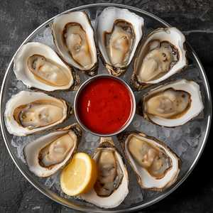 Half Dozen East Coast Oysters on the Half Shell