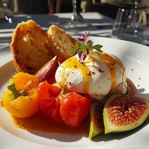 Burrata & Summer Pepper Salad