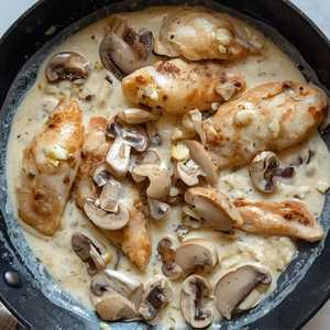Sauteed Chicken And Mushrooms