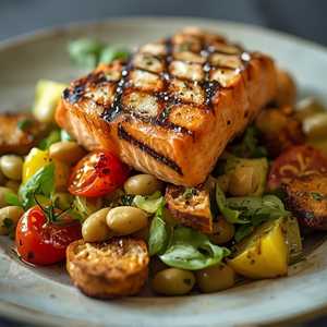 Panzanella Salmon