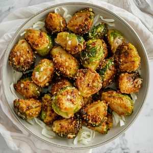 FRIED BRUSSEL SPROUTS