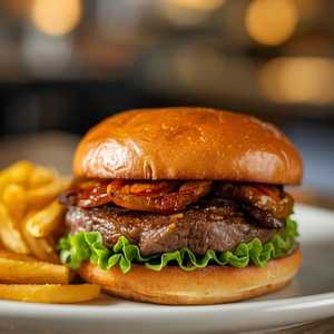Ribeye Steak Sandwich On A Toasted Bun