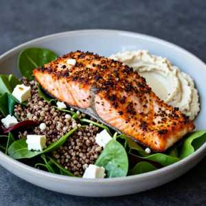 The Perfect Plate with Blackened Salmon