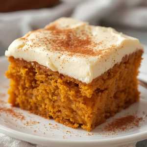 Pumpkin Spice Cake Slice
