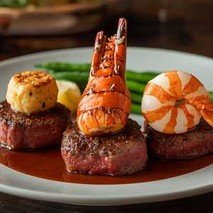 Surf and Turf Filet Trio
