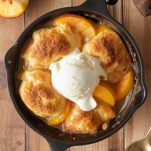 Old Fashioned Peach Cobbler