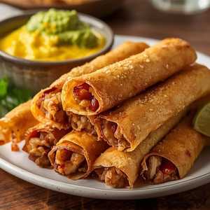 Chicken Fajita Flautas