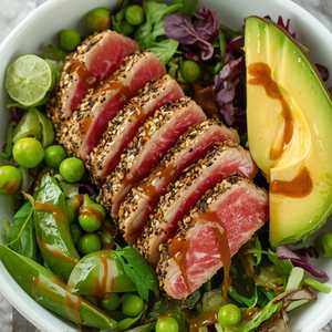 Seared Ginger Tuna Salad