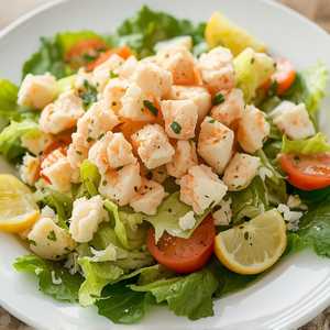 Crab Caesar Salad