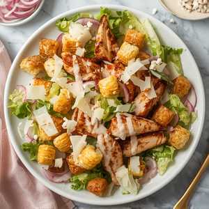 Spicy Chicken Caesar Salad