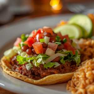 No. 1 Tostada y Taco
