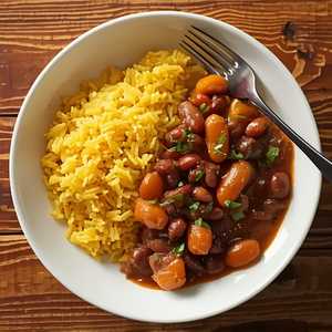 Arroz Guisado con Habichuelas