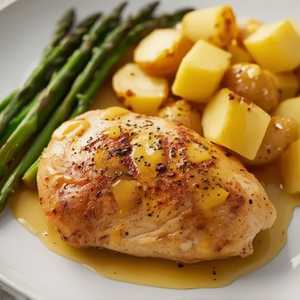 Pan roasted chicken